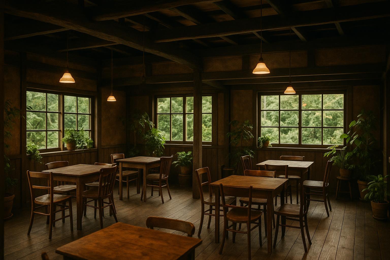 店内の全景